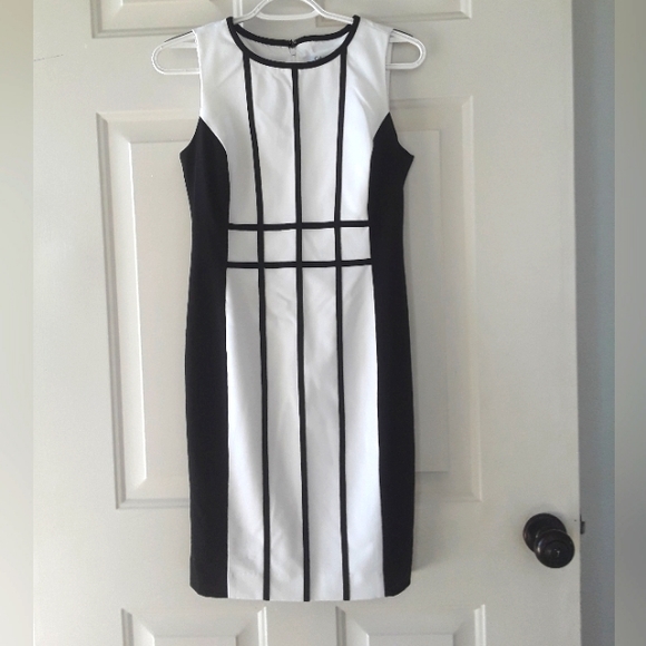 Calvin Klein Dresses & Skirts - Colorblock Trimmed Dress.